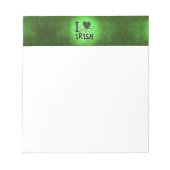 SlipperyJoe's Saint Patrick's Day holiday Irish pr ノートパッド (正面)