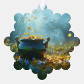 SlipperyJoe's Saint Patrick's Day large ornate pot オーナメントカード (裏面)