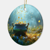 SlipperyJoe's Saint Patrick's Day large ornate pot セラミックオーナメント (左)