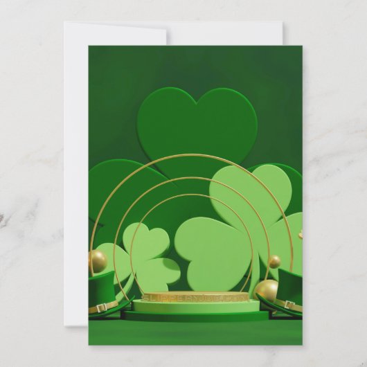 SlipperyJoe's Saint Patrick's Day three-leaf clove シーズンカード (正面)