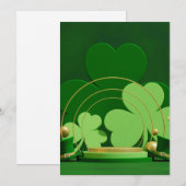 SlipperyJoe's Saint Patrick's Day three-leaf clove シーズンカード (正面/裏面)