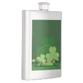 SlipperyJoe's Saint Patrick's Day three-leaf clove フラスク (右)