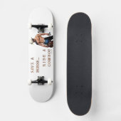 SlipperyJoe's Save a horse Ride A Cowboy hat muscu スケートボード (正面)