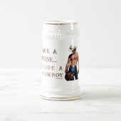 SlipperyJoe's Save a horse Ride A Cowboy hat muscu ビールジョッキ (中央)