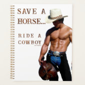 SlipperyJoe's Save a horse Ride A Cowboy hat muscu プランナー手帳 (正面)