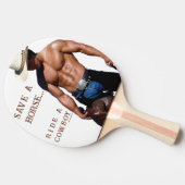SlipperyJoe's Save a horse Ride A Cowboy hat muscu 卓球ラケット (横)