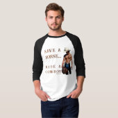 SlipperyJoe's Save a horse Ride A Cowboy hat muscu Tシャツ (正面フル)