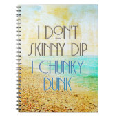SlipperyJoe's Skinny Dip Chunky Dunk 澄ん blue wa ノートブック (正面)