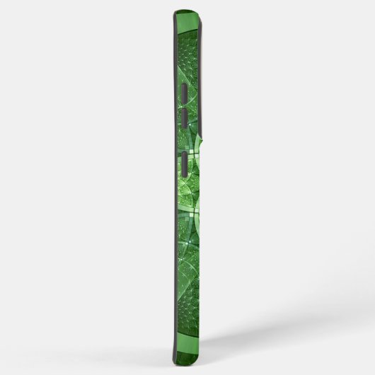 SlipperyJoe's St. Patrick's Day Fractal vortex hol Samsung Galaxyケース (右側面)
