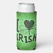 SlipperyJoe's St. Patrick's Day Irish 3枚葉c スリム缶クーラー (Seltzer正面)