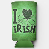 SlipperyJoe's St. Patrick's Day Irish 3枚葉c スリム缶クーラー (正面)