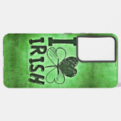 SlipperyJoe's St. Patrick's Day Irish 3枚葉c Samsung Galaxyケース (左側面)
