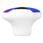 SlipperyJoe's Straight Ally FlagゲイギフトLGBTQIA セラミックノブ (側面)