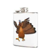 SlipperyJoe's Thanksgiving七面鳥の翼カラフルf フラスク (左)