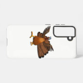 SlipperyJoe's Thanksgiving七面鳥の翼カラフルf Samsung Galaxyケース (裏面横)