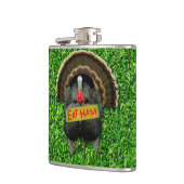 SlipperyJoe's Thanksgiving七面鳥の草のハム食べコー フラスク (左)