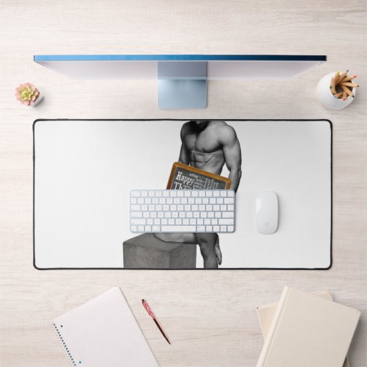 SlipperyJoe's Thanksgiving男hot 6パックabs un デスクマット (オフィス1)