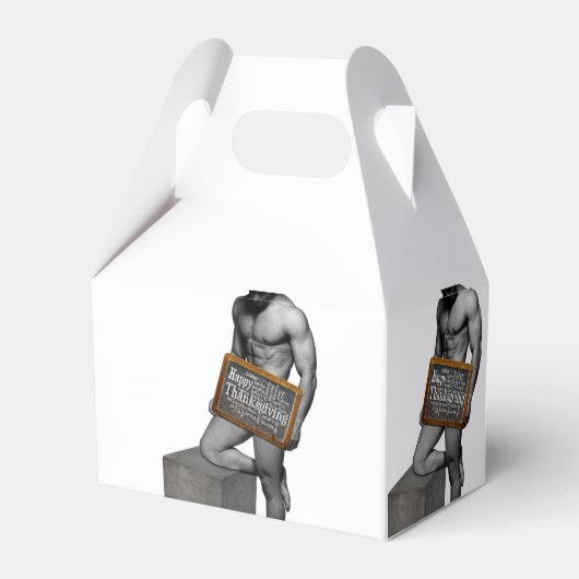 SlipperyJoe's Thanksgiving男hot 6パックabs un フェイバーボックス (正面サイド)