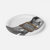 SlipperyJoe's Thanksgiving男hot 6パックabs un ペーパープレート (アングル)