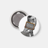 SlipperyJoe's Thanksgiving男hot 6パックabs un マグネット (正面/裏面)