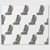 SlipperyJoe's Thanksgiving男hot 6パックabs un ラッピングペーパー (フラット)