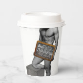 SlipperyJoe's Thanksgiving男hot 6パックabs un 紙コップ (正面)