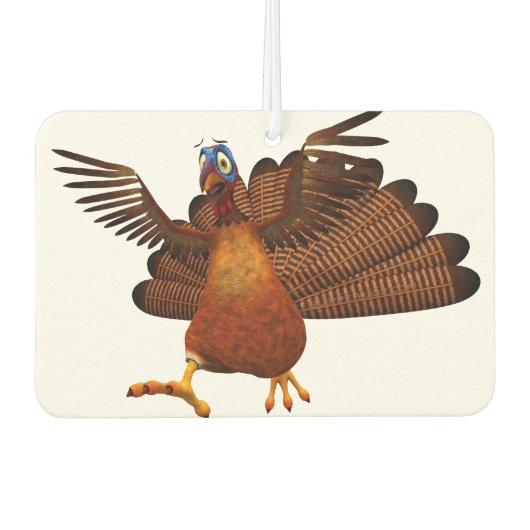 SlipperyJoe's Thanksgiving gobble responsibly live カーエアーフレッシュナー (正面)