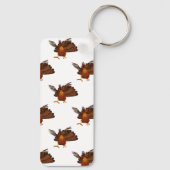 SlipperyJoe's Thanksgiving gobble responsibly live キーホルダー (裏面)