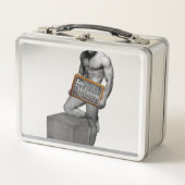 SlipperyJoe's Thanksgiving tradition muscular male メタルランチボックス (正面)