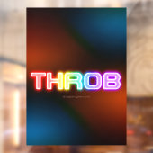 SlipperyJoe's throb 虹のようなグラデーションの厚みのある書体 ウィンドウサイン (シート2)