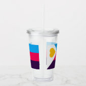 SlipperyJoe's Tricolor Polyamoryプライド国旗LGBTQI アクリルタンブラー (右)
