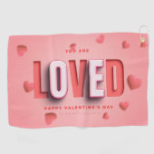 SlipperyJoe's Valentine's Day gifts romantic tone  ゴルフタオル (横)