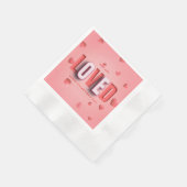 SlipperyJoe's Valentine's Day gifts romantic tone  縁ありカクテルナプキン (角)