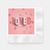 SlipperyJoe's Valentine's Day gifts romantic tone  縁ありカクテルナプキン (正面)