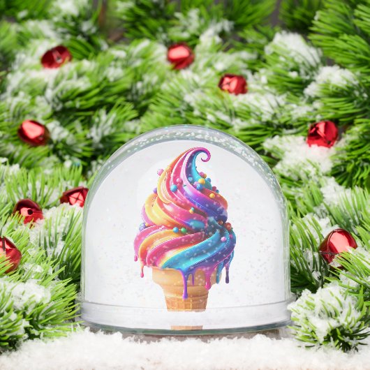 SlipperyJoe's vibrant ice cream cone food classic (クリスマス)