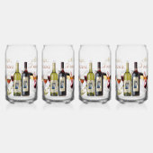SlipperyJoe's Wine Glassesブドウ発酵ワインp ガラス缶 (左)