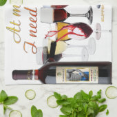 SlipperyJoe's Wine Glassesブドウ発酵ワインp キッチンタオル (折り畳み)