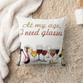 SlipperyJoe's Wine Glassesブドウ発酵ワインp クッション (ブランケット)