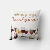 SlipperyJoe's Wine Glassesブドウ発酵ワインp クッション (裏面)