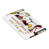 SlipperyJoe's Wine Glassesブドウ発酵ワインp マグネット (右側)