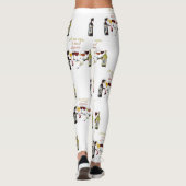 SlipperyJoe's Wine Glassesブドウ発酵ワインp レギンス (裏面)