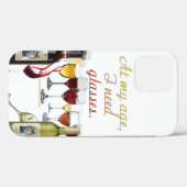 SlipperyJoe's Wine Glassesブドウ発酵ワインp Case-Mate iPhoneケース (裏面 (横))