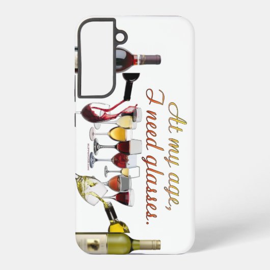 SlipperyJoe's Wine Glassesブドウ発酵ワインp Samsung Galaxyケース (裏面)