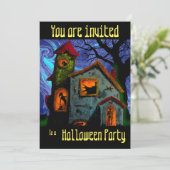 Slipperywindow著お化け屋敷のハローウィンパーティ 招待状 (スタンド正面)