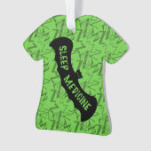 Slipperywindow著睡眠の薬POLYSOMNOGRAPHY オーナメント (正面)