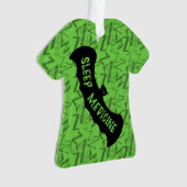 Slipperywindow著睡眠の薬POLYSOMNOGRAPHY オーナメント (正面)