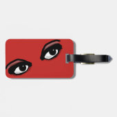 Slipperywindow著美しい目 ラゲッジタグ (裏面横)