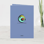 Slipperywindow著驚きのクリスマスのギフト シーズンカード (裏面)