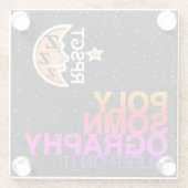 SlipperyWindow著RPSGT POLYSOMNOGRAPHYのコースター ガラスコースター (裏面)