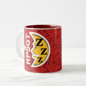 Slipperywindow著RPSGT POLYSOMNOGRAPHYの睡眠のマグ ツートーンマグカップ (正面左)